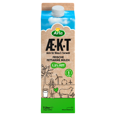 Arla Æ.K.T® Frische fettarme Milch 1,5% 1 liter