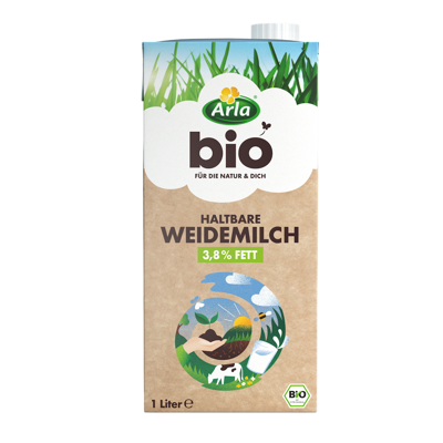 Arla® Bio Weidemilch haltbar 3,8% 1 liter