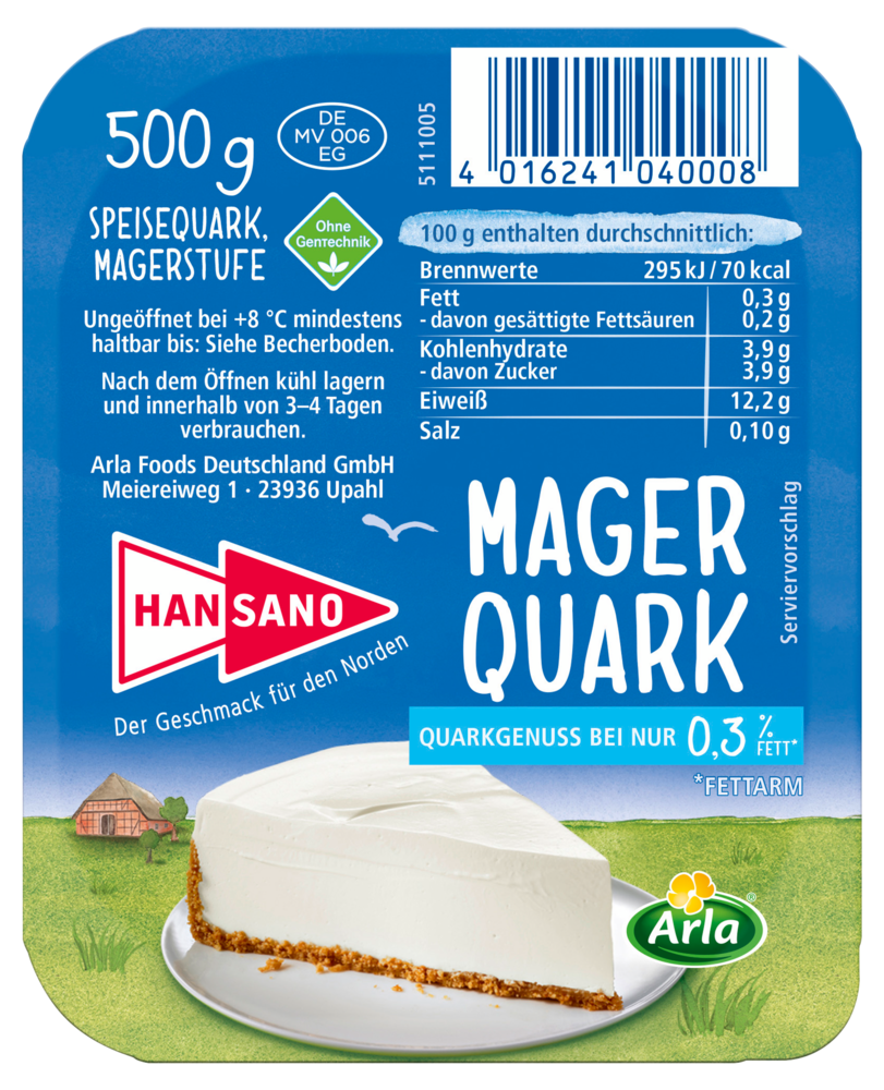 Magerquark 0,3% 500g