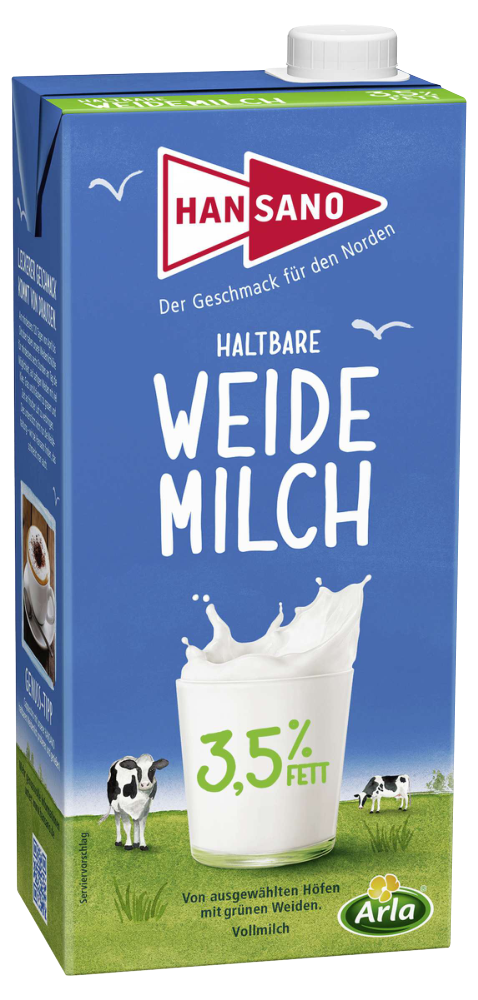 Haltbare Weidemilch 3,5% 1L