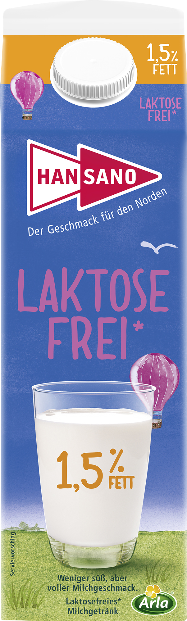 Laktosefrei 1,5% 1L