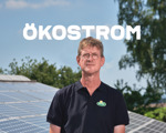 „Auf meinem Hof nutze ich 100 % Ökostrom und produziere mit unserer Solaranlage selbst grünen Strom.“