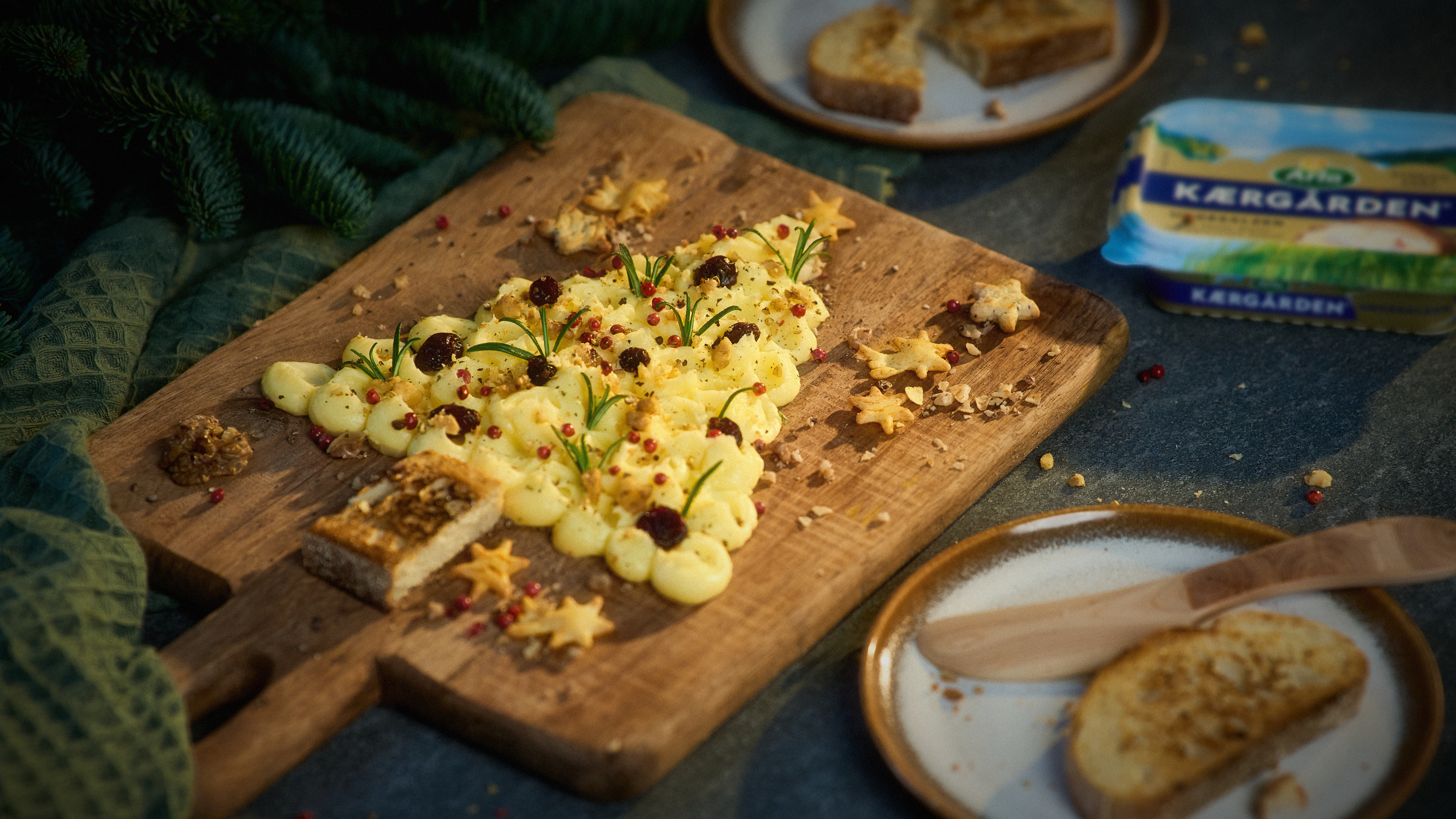 Weihnachtliches Dip Board